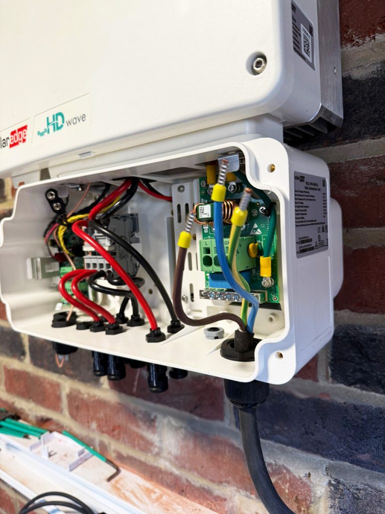 Installing SolarEdge battery storage inverter in Dorset