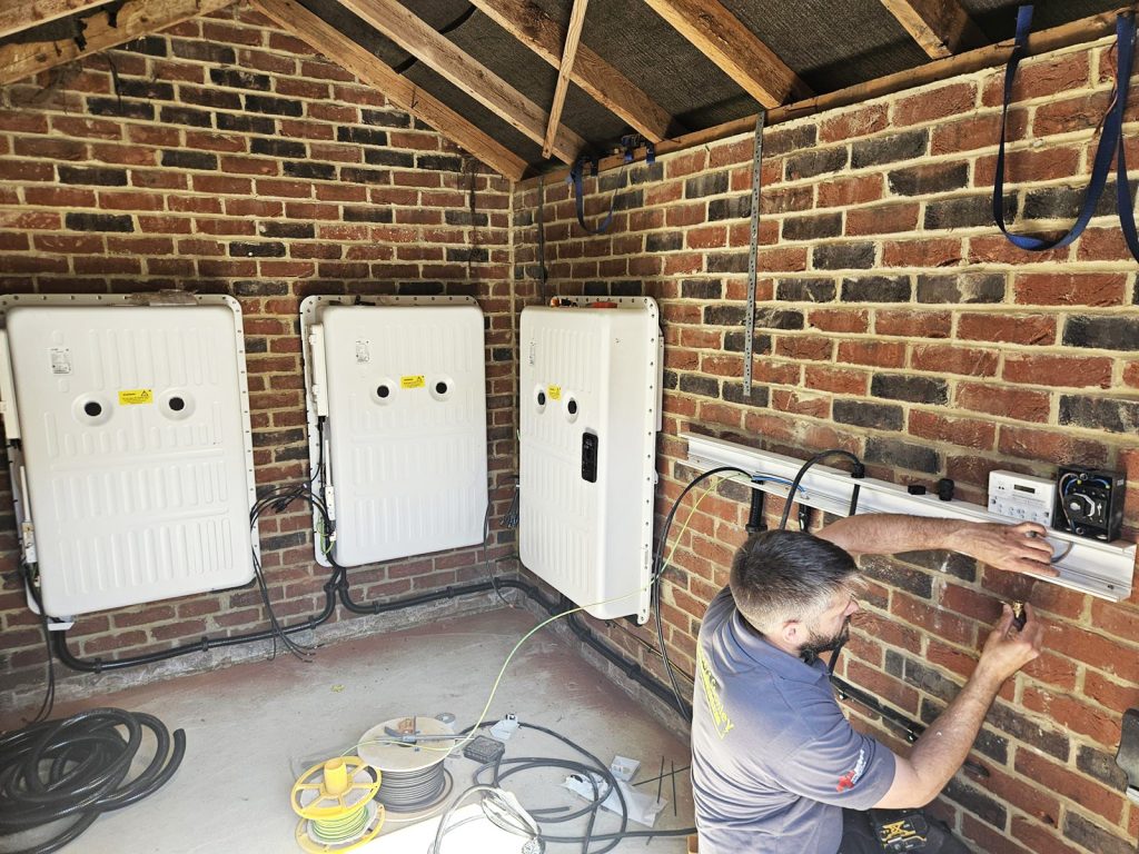 Installing SolarEdge battery storage in Dorset