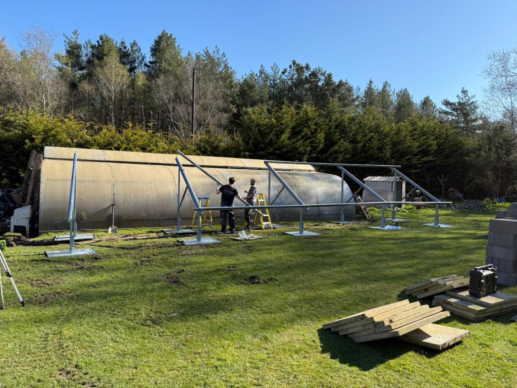 Ground Mount Solar Panels Mounting Frame Dorset