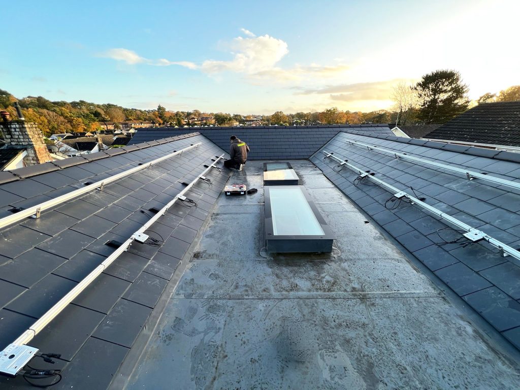 Solar Panels mounting in Broadstone, Dorset