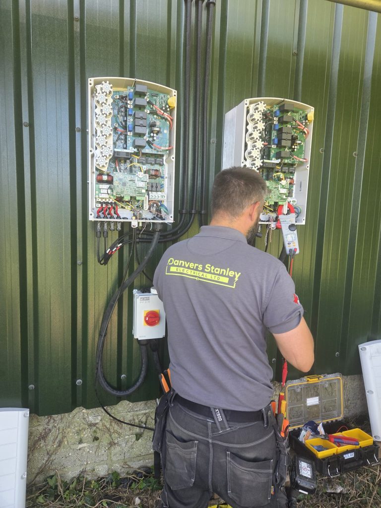 Danvers Stanley Electrical Commercial Solar Panel Installation